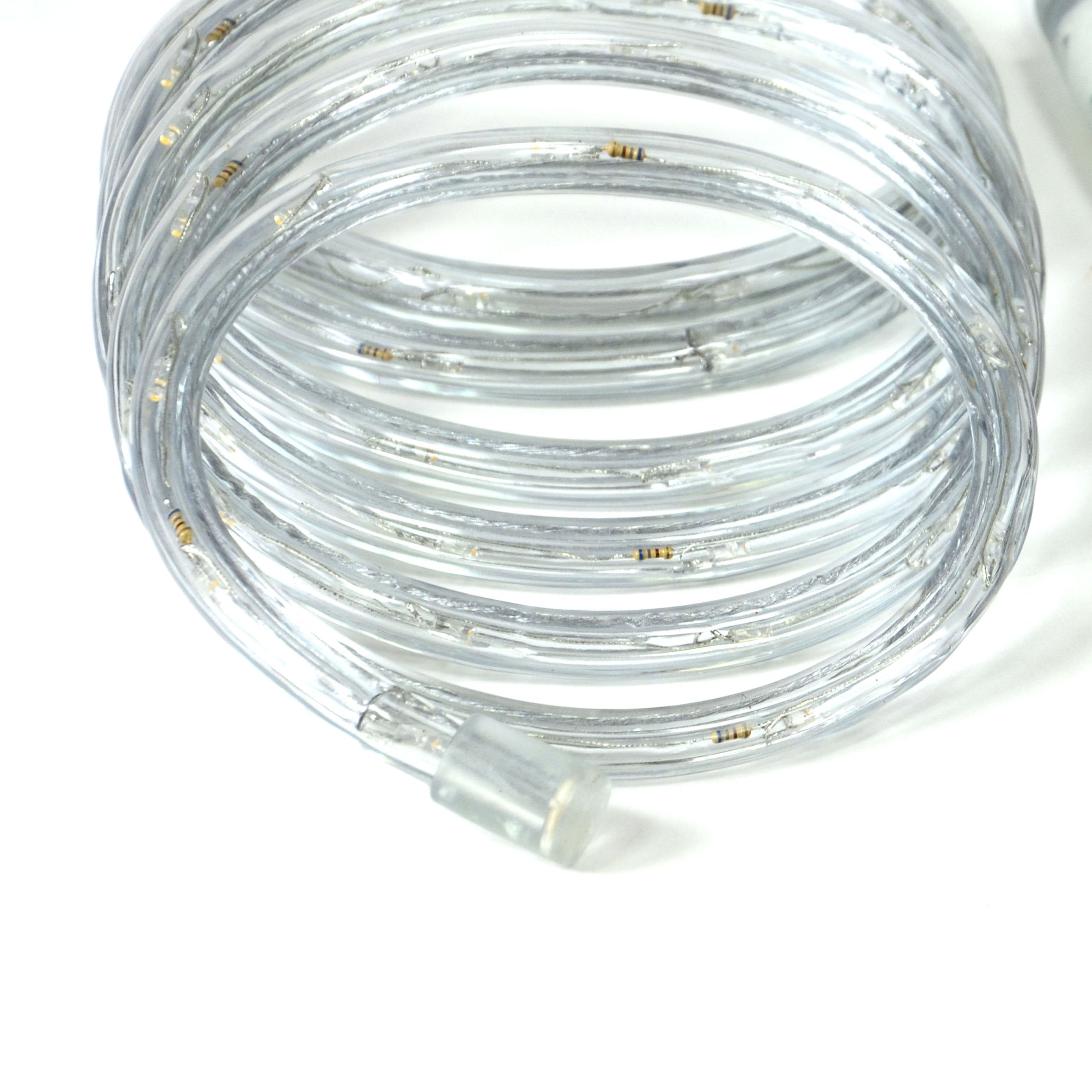 Nipach GmbH 10m 240 LED Lichterschlauch Lichtschlauch warm-weiß – Innen- und Außenbereich – energiesparende